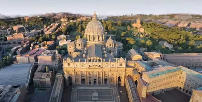 San Pietro, il digital twin apre la basilica al mondo